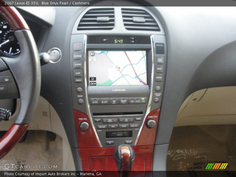 Blue Onyx Pearl / Cashmere 2007 Lexus ES 350