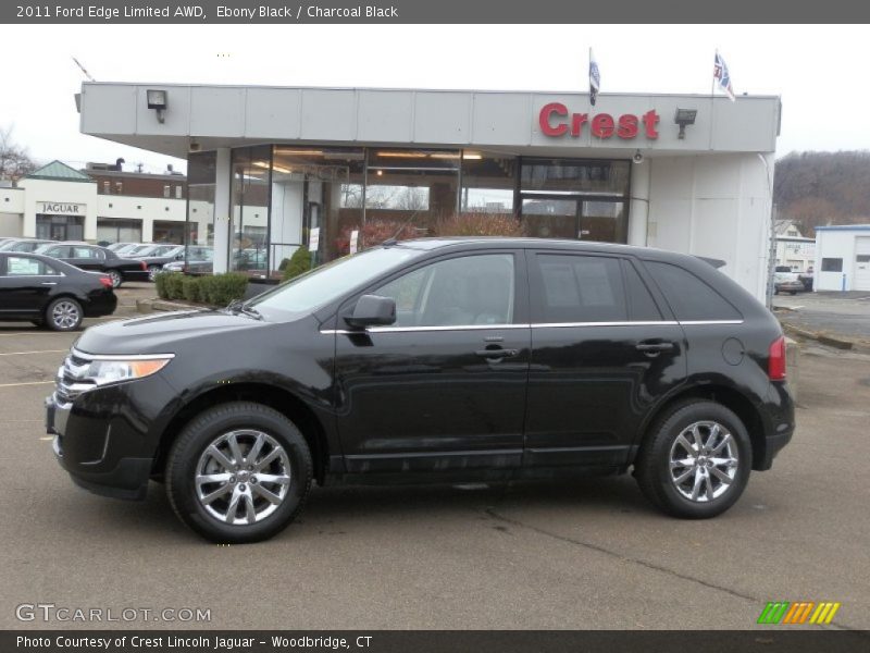 Ebony Black / Charcoal Black 2011 Ford Edge Limited AWD