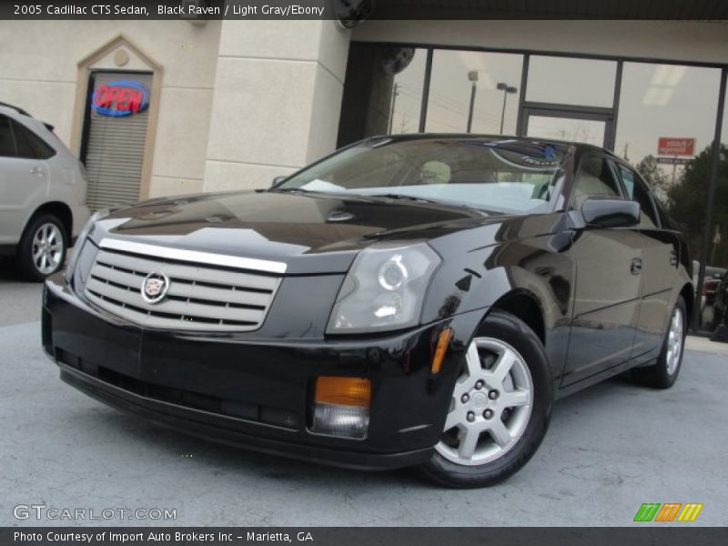 Black Raven / Light Gray/Ebony 2005 Cadillac CTS Sedan