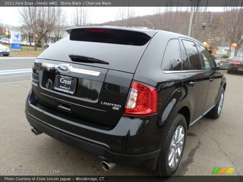 Ebony Black / Charcoal Black 2011 Ford Edge Limited AWD
