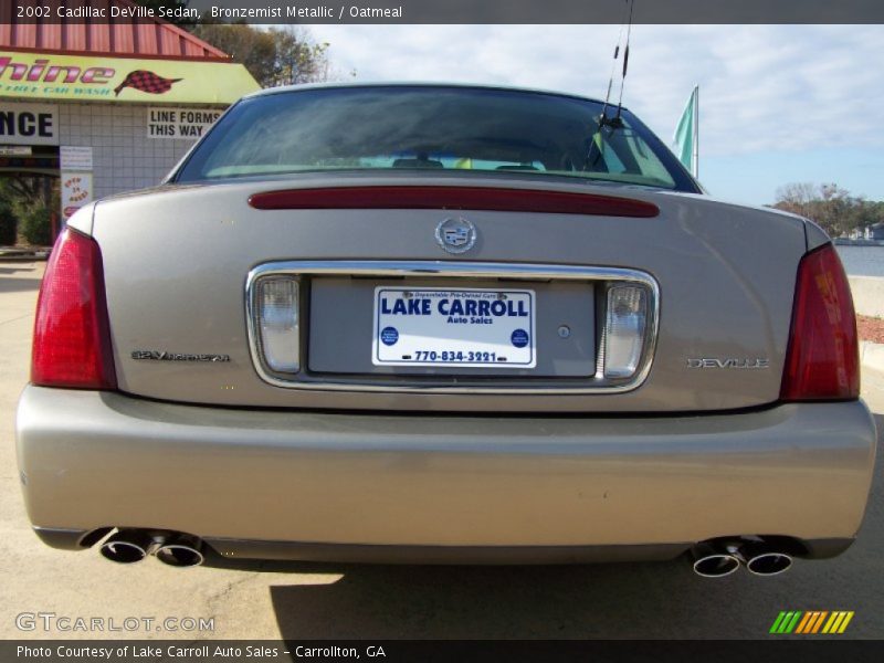 Bronzemist Metallic / Oatmeal 2002 Cadillac DeVille Sedan
