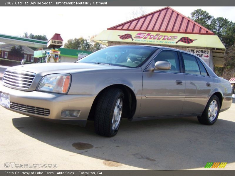 Bronzemist Metallic / Oatmeal 2002 Cadillac DeVille Sedan