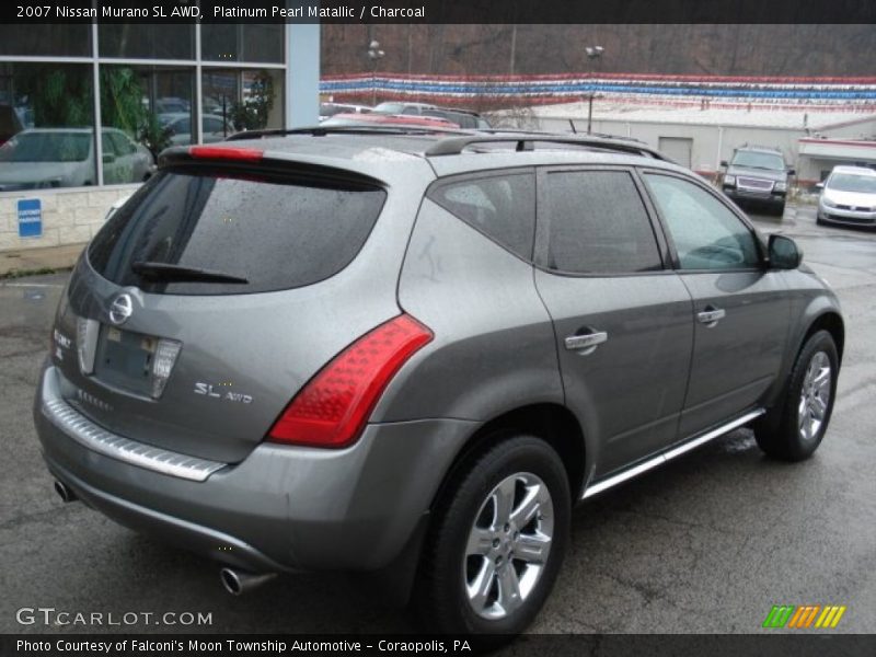 Platinum Pearl Matallic / Charcoal 2007 Nissan Murano SL AWD