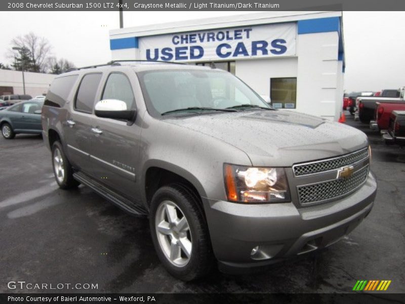 Graystone Metallic / Light Titanium/Dark Titanium 2008 Chevrolet Suburban 1500 LTZ 4x4