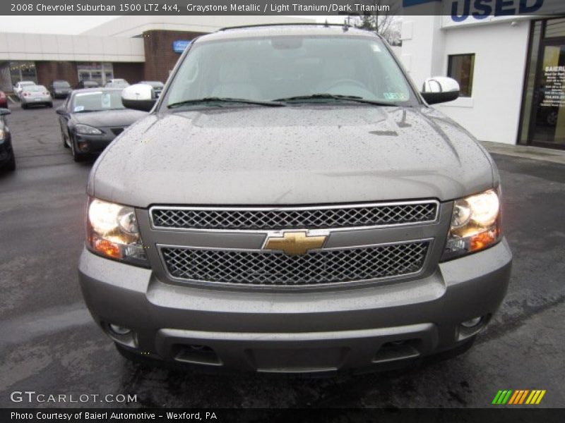 Graystone Metallic / Light Titanium/Dark Titanium 2008 Chevrolet Suburban 1500 LTZ 4x4
