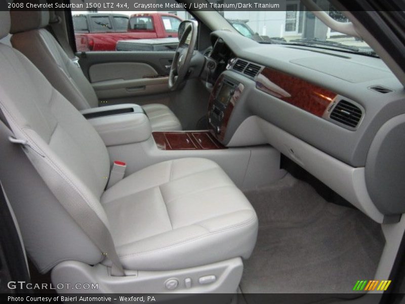 Graystone Metallic / Light Titanium/Dark Titanium 2008 Chevrolet Suburban 1500 LTZ 4x4