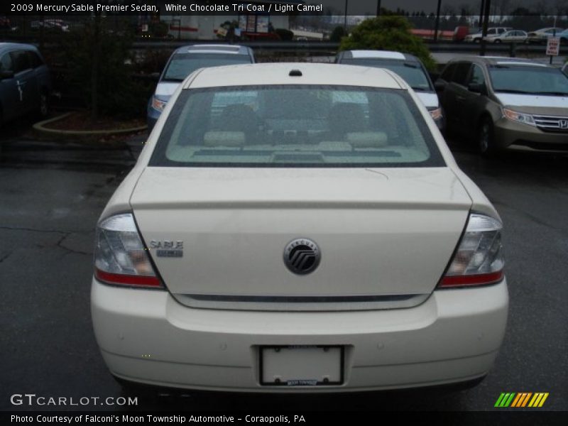 White Chocolate Tri Coat / Light Camel 2009 Mercury Sable Premier Sedan