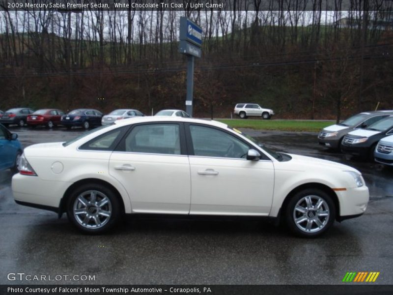 White Chocolate Tri Coat / Light Camel 2009 Mercury Sable Premier Sedan