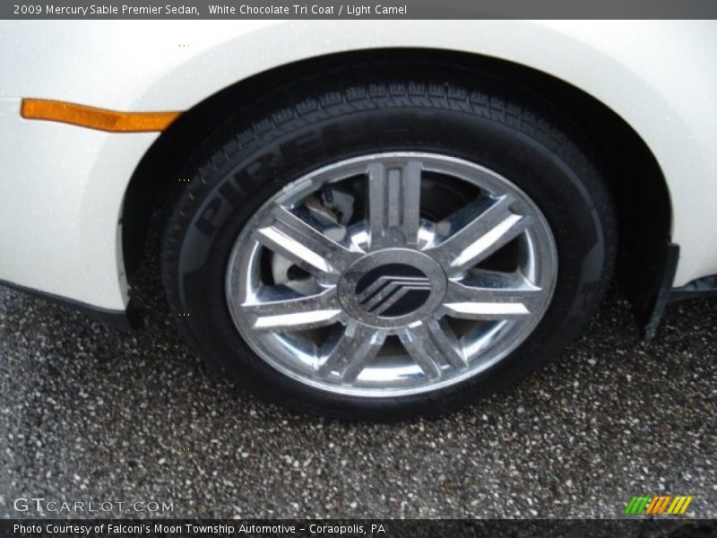 White Chocolate Tri Coat / Light Camel 2009 Mercury Sable Premier Sedan