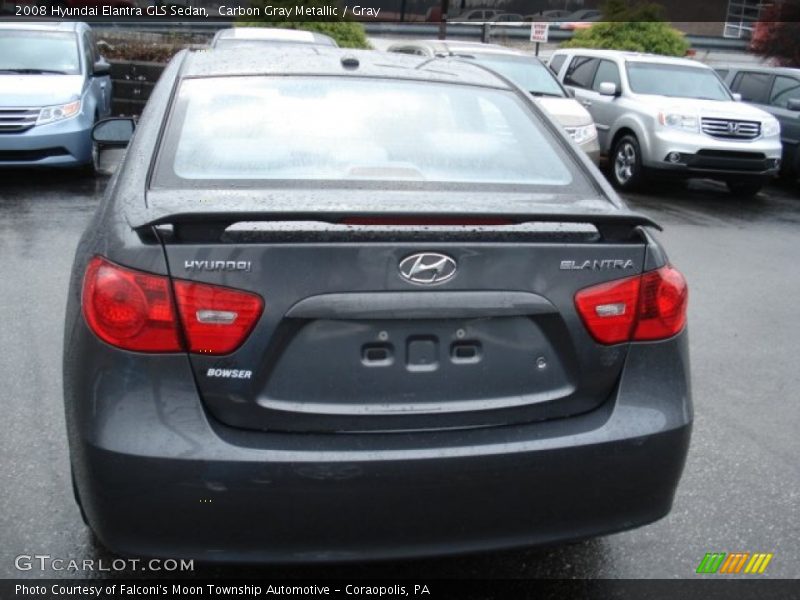 Carbon Gray Metallic / Gray 2008 Hyundai Elantra GLS Sedan