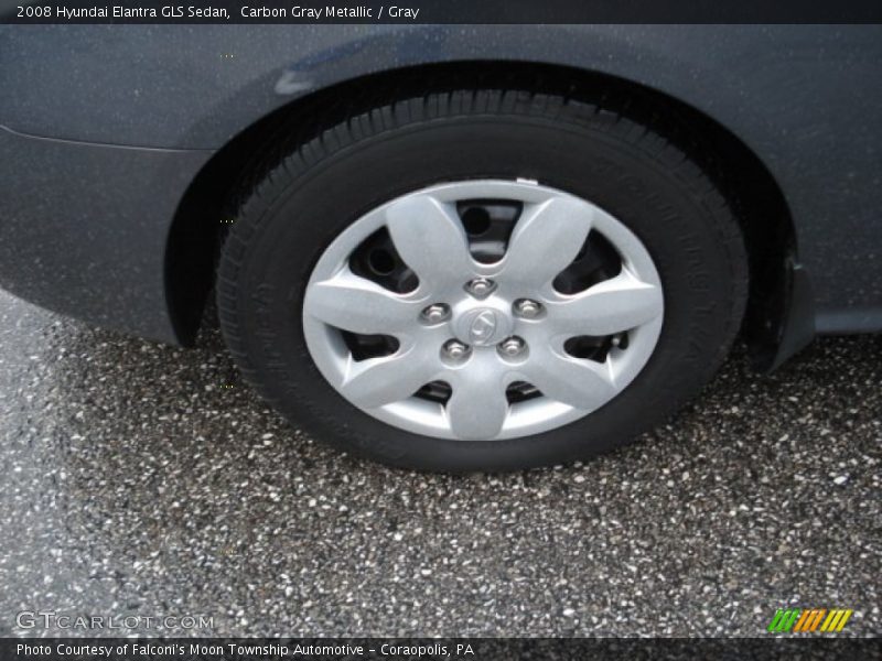 Carbon Gray Metallic / Gray 2008 Hyundai Elantra GLS Sedan