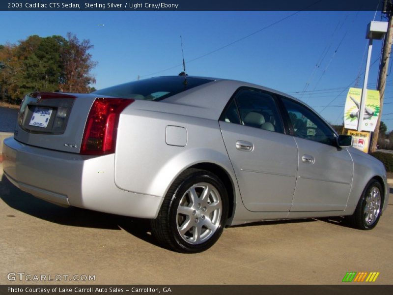 Sterling Silver / Light Gray/Ebony 2003 Cadillac CTS Sedan