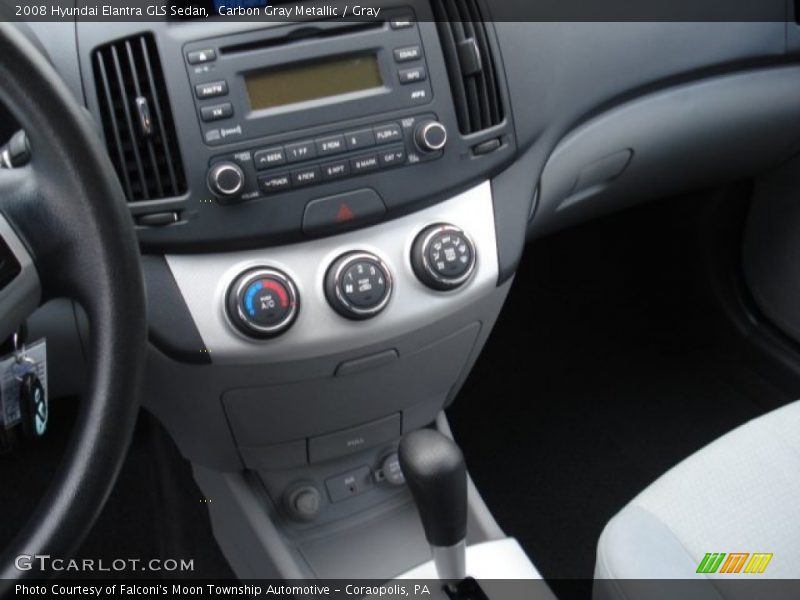 Carbon Gray Metallic / Gray 2008 Hyundai Elantra GLS Sedan