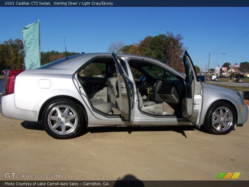 Sterling Silver / Light Gray/Ebony 2003 Cadillac CTS Sedan
