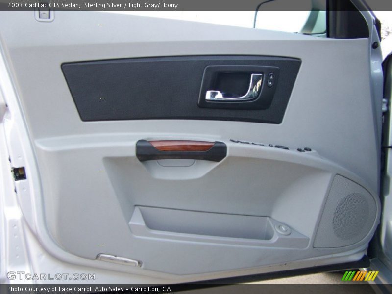 Sterling Silver / Light Gray/Ebony 2003 Cadillac CTS Sedan
