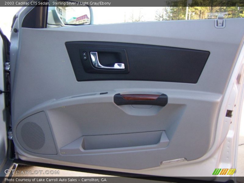 Sterling Silver / Light Gray/Ebony 2003 Cadillac CTS Sedan