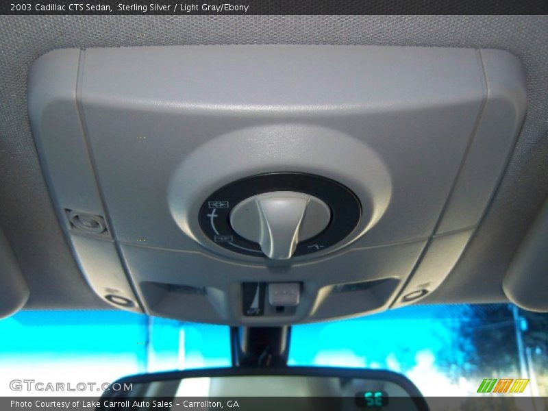Sterling Silver / Light Gray/Ebony 2003 Cadillac CTS Sedan
