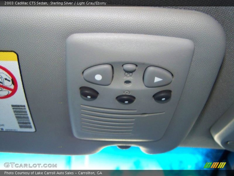 Sterling Silver / Light Gray/Ebony 2003 Cadillac CTS Sedan