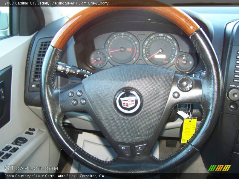 Sterling Silver / Light Gray/Ebony 2003 Cadillac CTS Sedan