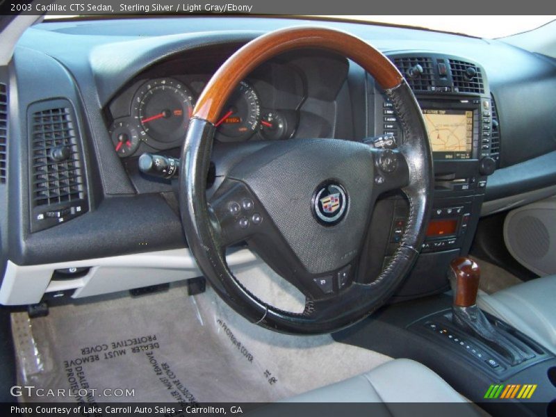 Sterling Silver / Light Gray/Ebony 2003 Cadillac CTS Sedan