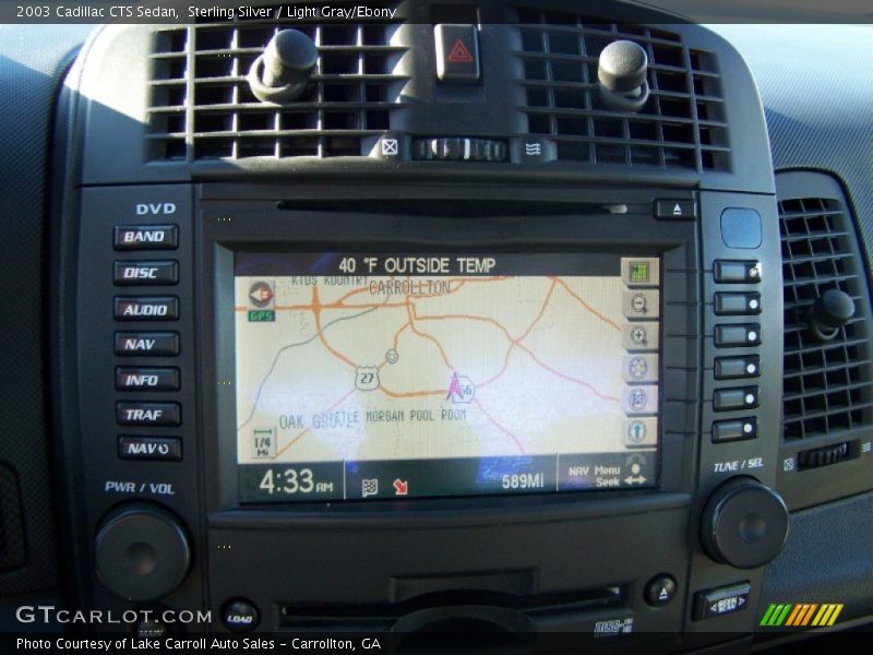 Sterling Silver / Light Gray/Ebony 2003 Cadillac CTS Sedan