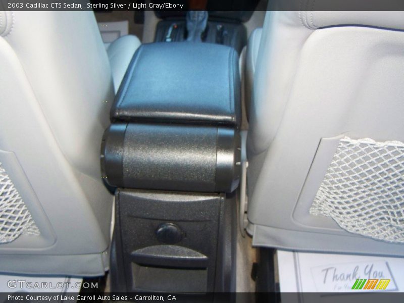 Sterling Silver / Light Gray/Ebony 2003 Cadillac CTS Sedan