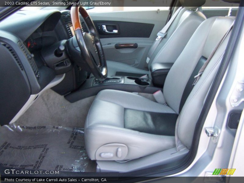 Sterling Silver / Light Gray/Ebony 2003 Cadillac CTS Sedan