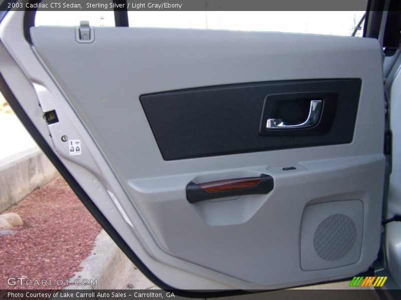 Sterling Silver / Light Gray/Ebony 2003 Cadillac CTS Sedan
