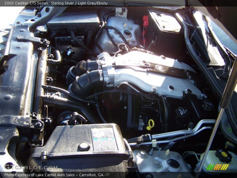 Sterling Silver / Light Gray/Ebony 2003 Cadillac CTS Sedan