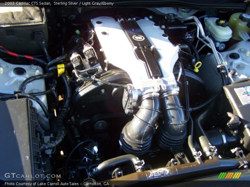 Sterling Silver / Light Gray/Ebony 2003 Cadillac CTS Sedan