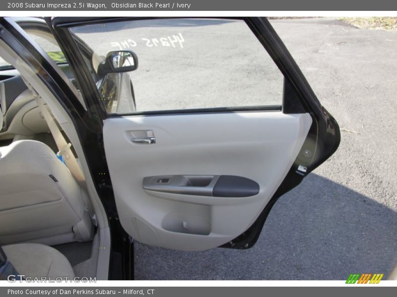 Obsidian Black Pearl / Ivory 2008 Subaru Impreza 2.5i Wagon
