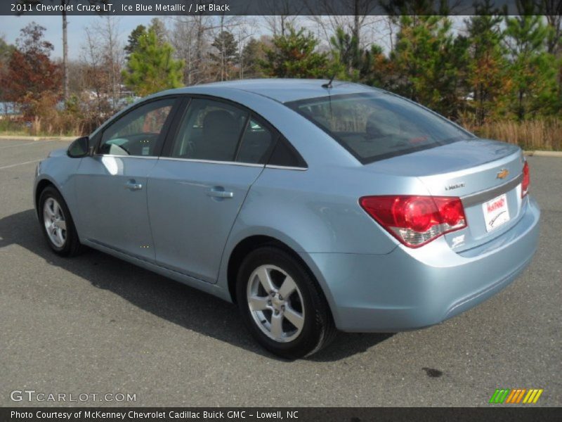 Ice Blue Metallic / Jet Black 2011 Chevrolet Cruze LT