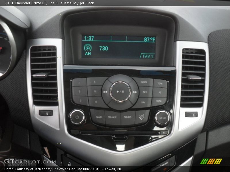 Ice Blue Metallic / Jet Black 2011 Chevrolet Cruze LT