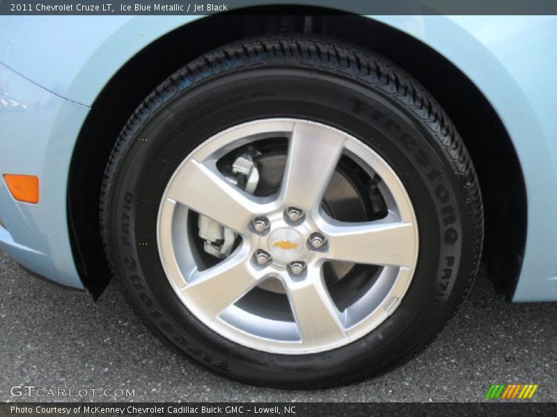 Ice Blue Metallic / Jet Black 2011 Chevrolet Cruze LT