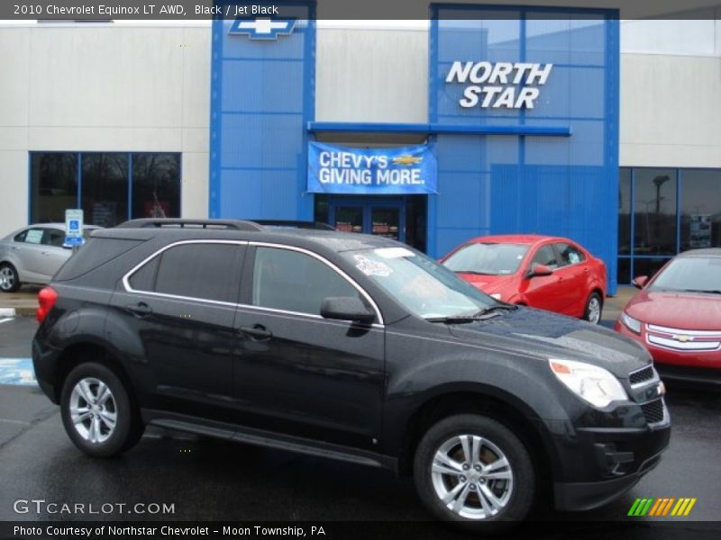 Black / Jet Black 2010 Chevrolet Equinox LT AWD
