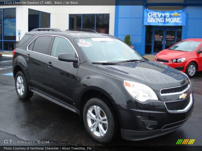 Black / Jet Black 2010 Chevrolet Equinox LT AWD