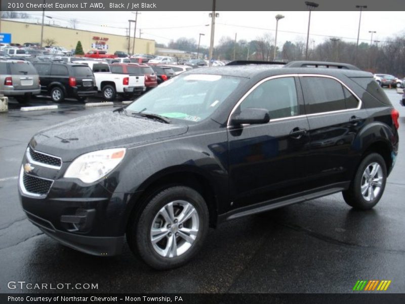 Black / Jet Black 2010 Chevrolet Equinox LT AWD