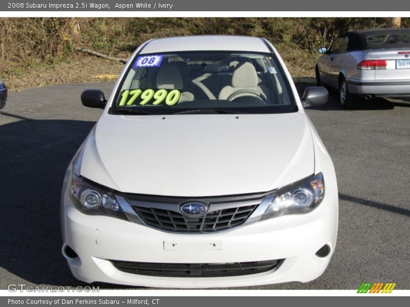 Aspen White / Ivory 2008 Subaru Impreza 2.5i Wagon