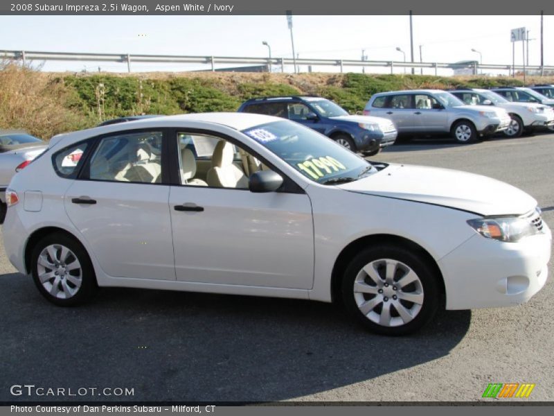 Aspen White / Ivory 2008 Subaru Impreza 2.5i Wagon