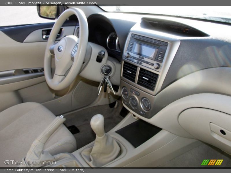 Aspen White / Ivory 2008 Subaru Impreza 2.5i Wagon
