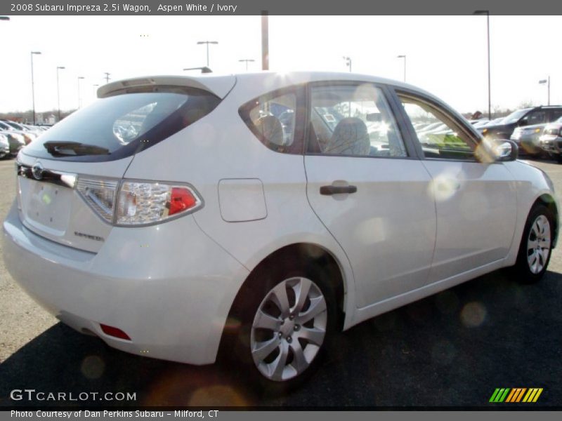 Aspen White / Ivory 2008 Subaru Impreza 2.5i Wagon