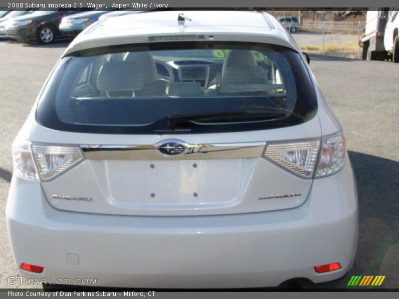 Aspen White / Ivory 2008 Subaru Impreza 2.5i Wagon
