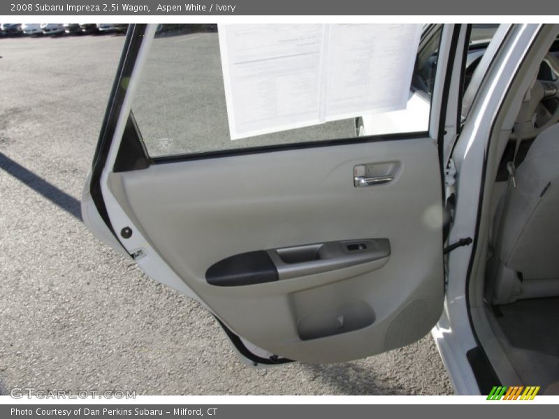 Aspen White / Ivory 2008 Subaru Impreza 2.5i Wagon