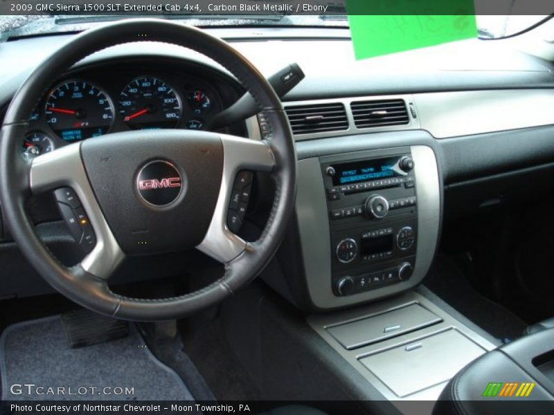 Dashboard of 2009 Sierra 1500 SLT Extended Cab 4x4