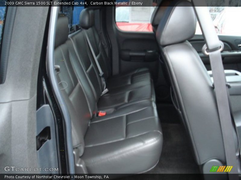 Carbon Black Metallic / Ebony 2009 GMC Sierra 1500 SLT Extended Cab 4x4