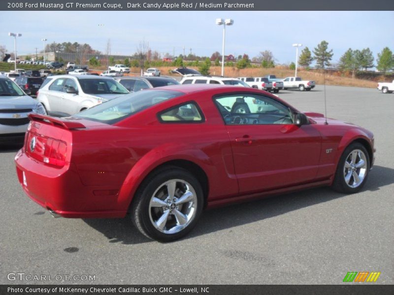 Dark Candy Apple Red / Medium Parchment 2008 Ford Mustang GT Premium Coupe