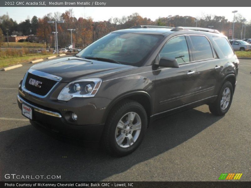 Medium Brown Metallic / Ebony 2012 GMC Acadia SLE