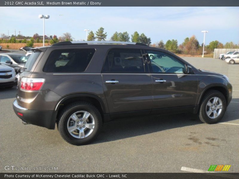 Medium Brown Metallic / Ebony 2012 GMC Acadia SLE