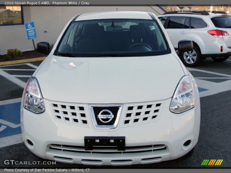 Phantom White / Gray 2009 Nissan Rogue S AWD