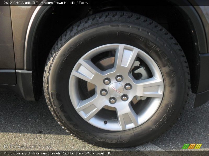 Medium Brown Metallic / Ebony 2012 GMC Acadia SLE